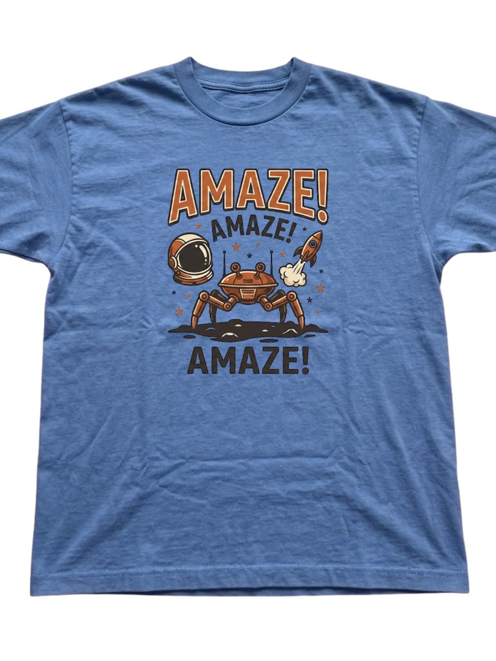 Gildan Space Robot Graphic Tee